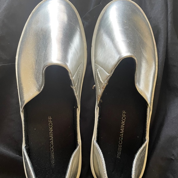 Silver slide shoes - Picture 1 of 5